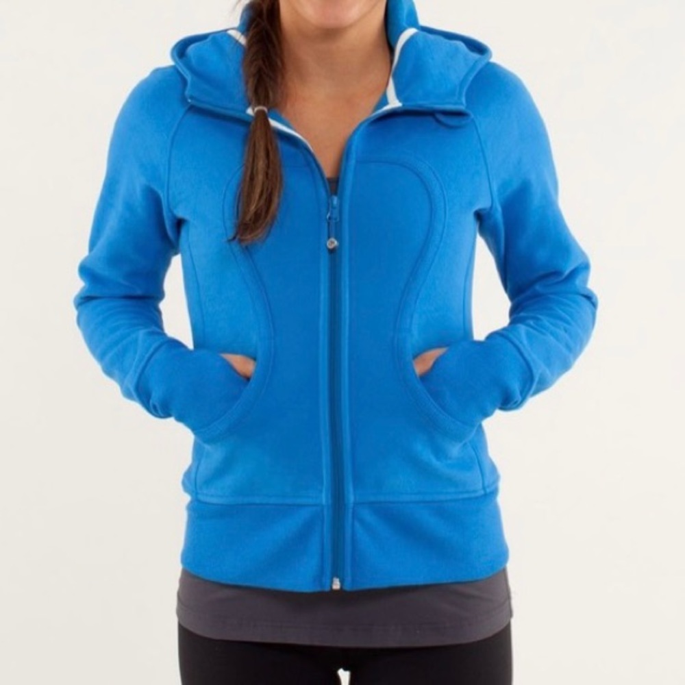 Lululemon Scuba Hoodie II, women’s size 6, BLUE